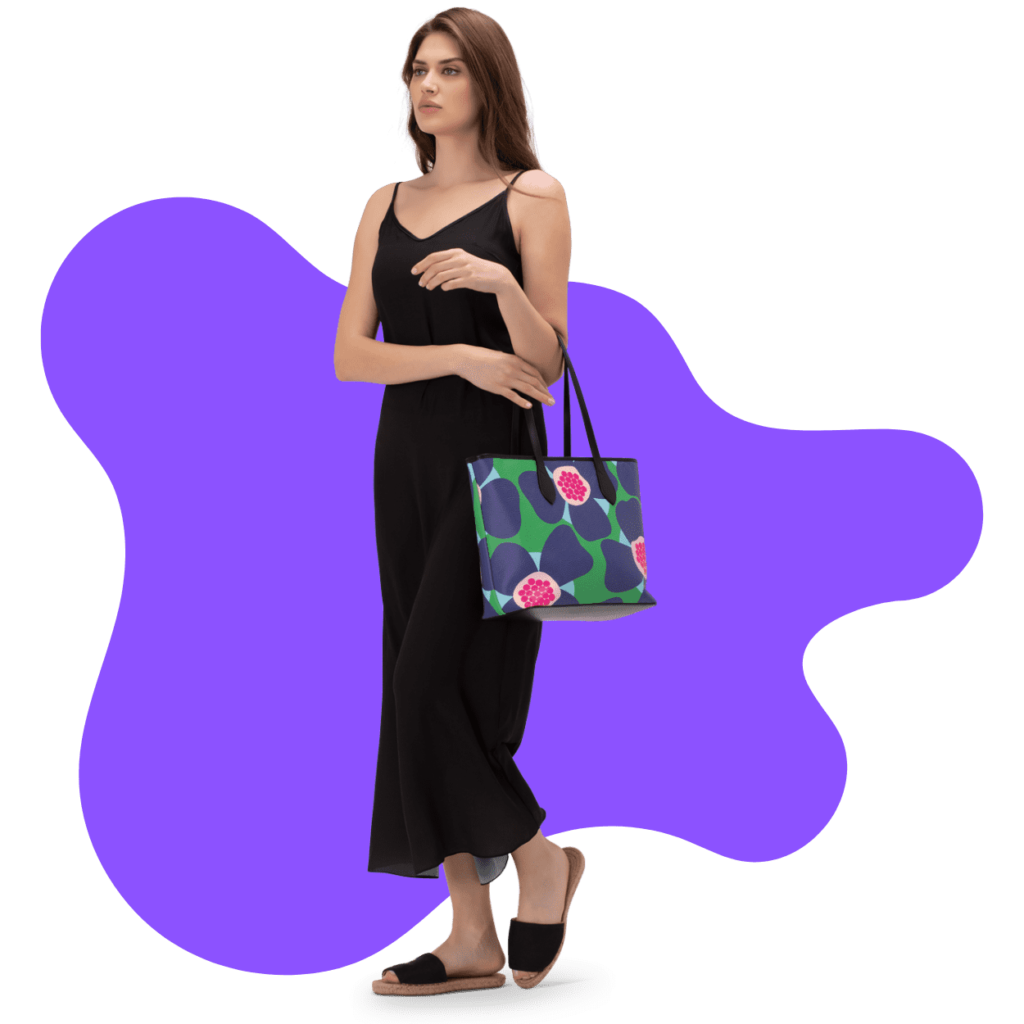 e-commerce photo editing services | a lady with bags